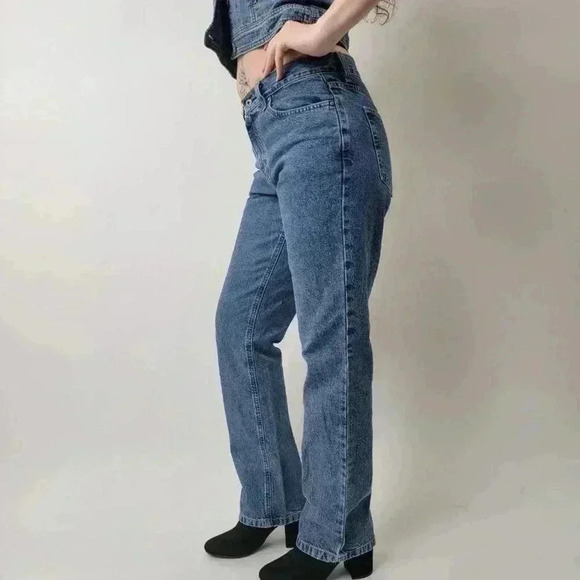 Vintage 90s Tommy Hilfiger High Rise Waist Grunge Mom Jeans - 6 - Picture 6 of 7